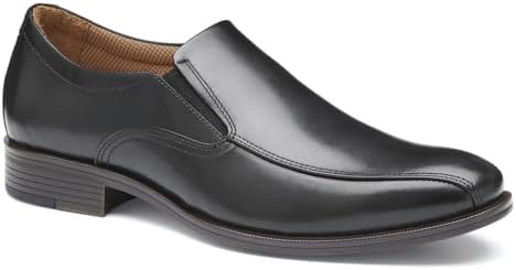 Amazon.com | Johnston & Murphy Men's Ardmore Black Leather Moc Toe