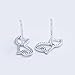 SmallDragon Girl's 925 Sterling Silver Earrings Cute Little Cat Sterling Silver Earrings Animals