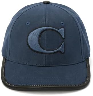 Amazon.com: Coach Standard Leather Baseball Hat, Black : Clothing