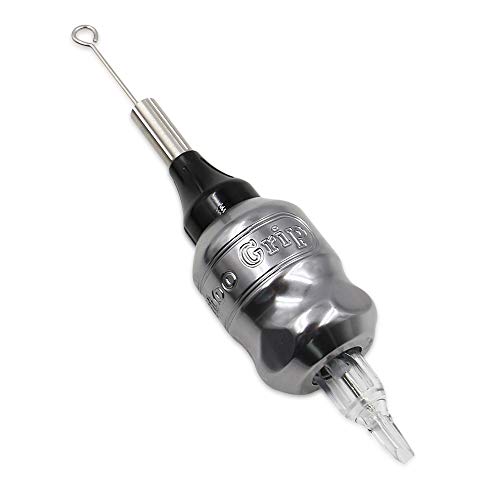 Tattoo Cartridge Grip - Jconly 32MM Aluminum Alloy Tattoo Machine Handle Grip Tube Adjustable Twist For Cartridges Needles Accessories Supply Permanent Makeup Tattoo Machine Gun - Thumbnail 3