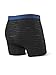 Saxx Underwear Platinum Men's Boxer Briefs, Interrupted Stripe, Large