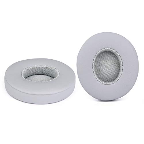 Beats Solo 2.0/3.0 Replacement Earpads, JARMOR Memory Foam Ear Cushion Cover for Beats Solo 2.0/3.0 Wireless On Ear Headphones ONLY (Gray)