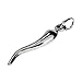 West Coast Jewelry 925 Sterling Silver Italian Horn Charm