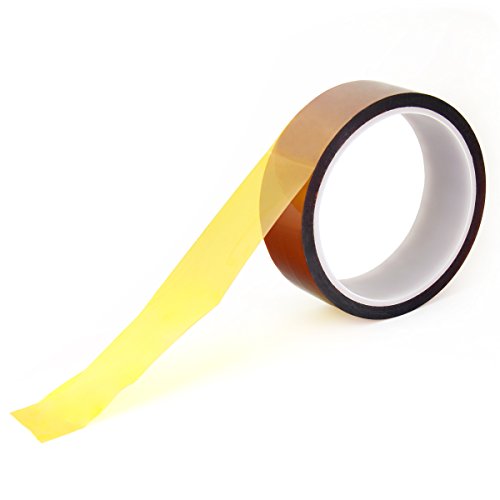 image for AUSPA 2-Pack Heat High Temperature Resistant Adhesive Gold Kapton Tape