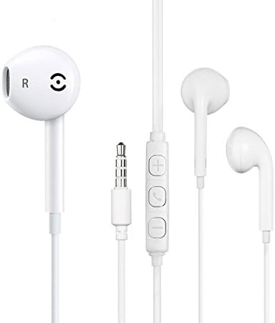 Earbuds, Vimme iPhone Headphones with Microphone Wired Headphones with Mic Best Earphones for apple iPhone 6s 6 Plus 5s 5 4s 4 SE 5C iPad iPod 7 8 IOS S8 S7 S6 Note 1 2 3 Good Earpods Earbuds