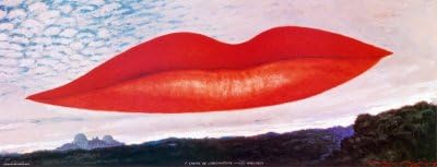Lips (Heure de l'Observatoire) Art Poster Print by Man Ray , 24x10