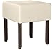 Hillsdale Furniture Bellamy Backless Vanity Stool, Beige