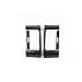 YIWANG Carbon Fiber Style ABS Plastic Console Side Air Vent Outlet Trim Cover 4pcs for Land Rover Range Rover Sport 2014-2019