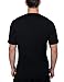 WoolX Men's V Neck, Black, Large