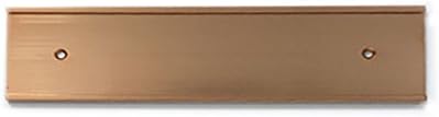 Nameplate Holder - Wall or Door - Copper/Rose Gold 10 x 2