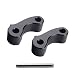 Dewhel Black 2x Aluminum Rear Window Latch Hinge Pivots For 95-04 Tacoma 00-06 Tundra Xtracab