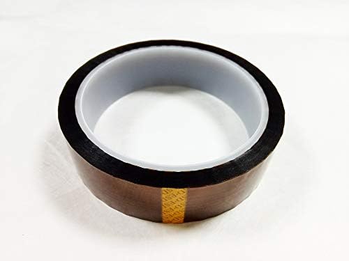 Anti Static1/2"x 36yds Polyimide High Temperature Resistant Tape with Silicone Adhesive for Masking, Soldering 3D Printing etc