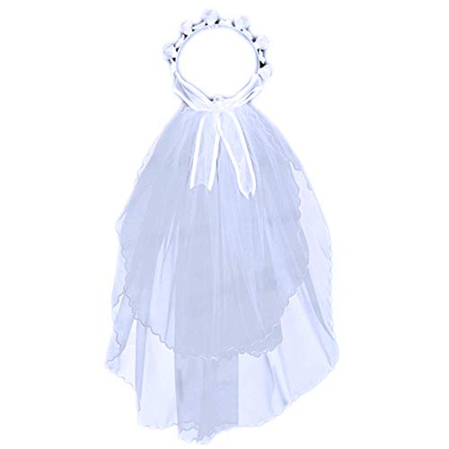 First Communion Veil (Floral Tiara)