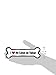 Imagine This Bone Car Magnet, I Love My Coton De Tulear, 2-Inch by 7-Inch