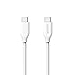 Anker Powerline USB-C to USB-C 2.0 Cable (3ft) for USB Type-C Devices Including Galaxy S8, S8+, S9, S10, Google Pixel, Nexus 6P, Huawei Matebook, MacBook, iPad Pro 2018 and More