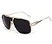 Heartisan Golden Frame Vintage UV400 Protection Aviator Sunglasses