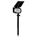 LivEditor Solar Spotlight 8 LED Outdoor Waterproof Wireless Lamp for Patio,Deck,Yard,Garden with Auto Dim/Bright Mode - 1 Pack