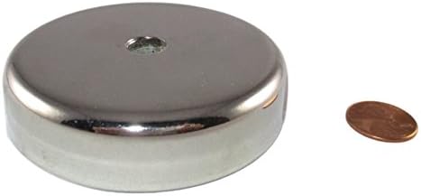 Manic Magnets 360 Pound Pull Force, 2.95" Diameter x 0.7" Thick (Pack of 1) - Neodymium Rare Earth - Our Magnets are Crazy Strong!