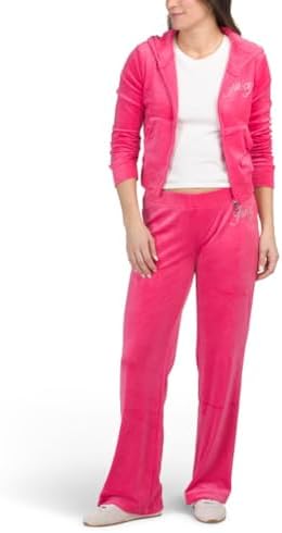 Amazon.com: Juicy Couture Womens, Blinged OG Velour Hoodie, Orchid