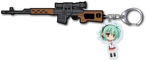 Amazon 緋弾のアリアaa レキ ドラグノフ T W G 狙撃銃キーホルダー アニメ 萌えグッズ 通販