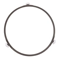 Freebily Microwave Oven Glass Turntable Circle Fittings Bracket Base Plate Tray Rotating Ring Support Roller Brown Small