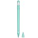 Silicone Case for Apple Pencil 2nd Generation Holder Sleeve Skin Pocket Cover Accessories Kit for iPad Pro 11 12.9 inch 2018, Soft Grip Pouch Cap Holder and 2 Protective Nib Covers (Green)