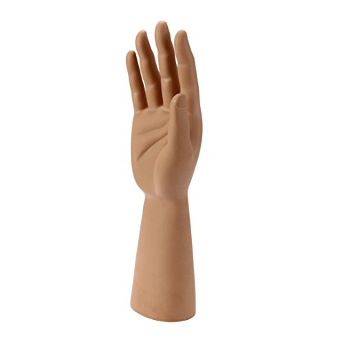 Hand Model ,Vanvler Rotatable Mannequin Hand Arm Display Base Female Gloves Jewelry Model Stand (Slim)
