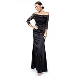 IndianAttire Women's Dubai Style Kaftan Farasha Dress N20 - Black
