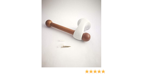 ABC_baño Porta -Rollos de Porcelana Madera Venus Blanco
