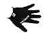EliteTek Kids RG-14 Super Tight Fitting Football Gloves - Youth Sizes - Easy Slip On Design No Wrist Strap (Black, Youth S)