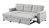 Lilola Home Lucca Light Gray Linen Reversible