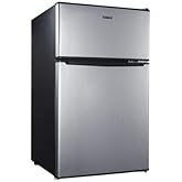 Galanz 3.1 cu ft Compact Refrigerator Double Door, Black on Fridge.com