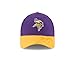 New Era NFL Minnesota Vikings 2016 Women's Side Line LS 9TWENTY Adjustable Cap, One Size, Purple/Gold