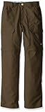White Sierra Youth Trail Convertible Pants, Bark, Medium