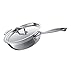 Le Creuset Tri-Ply Stainless Steel 3-1/2-Quart Covered Chef's Pan