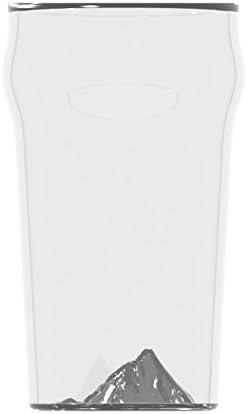 TopoCraft Matterhorn Pint Glass made with Real Topographical Data