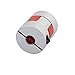 uxcell 8mm to 8mm Shaft Coupling 30mm Length 25mm Diameter Motor Coupler Aluminum Alloy Joint Connector for DIY Encoder
