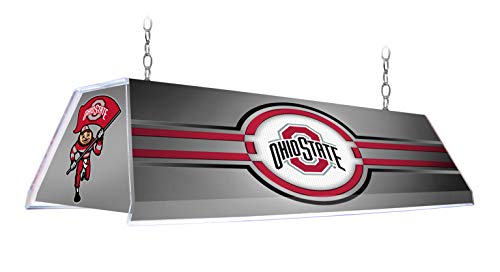 Shop Grimm NCAA 46" Edge Glow Billiards Pool Table Light - Made in USA (Ohio State University Buckeyes Gray)