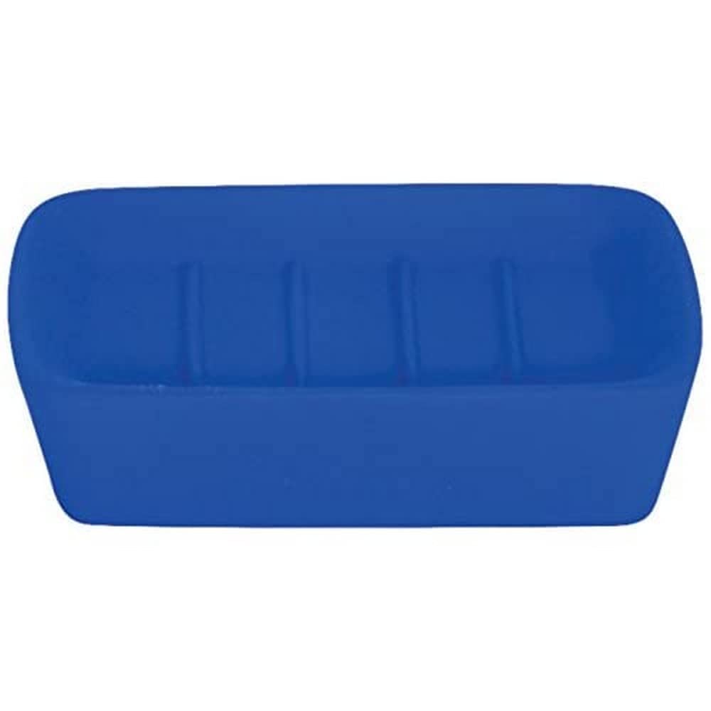 MSV Ceramic/Porcelain Hit Recovery with Soft Silica Gel in Haiti Soap Holder, Dark Blue