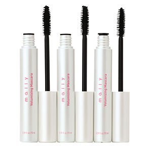 Mally Beauty Volumizing Mascara Trio, Black, 1 set