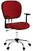Flash Furniture Mid-Back Red Mesh Padded Swivel Task Office Chair with Chrome Base - H-2376-F-RED-GG