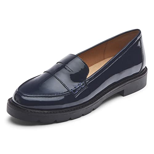 Rockport Women's Kacey Penny, Navy Patent, 9