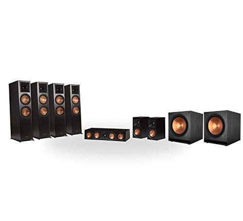 Klipsch RP-8060FA 7.2.4 Dolby Atmos Home Theater System – Ebony