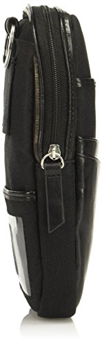 Buxton Men's 1867 Rfid Blocking Phone Pouch Case With Battery, black, One Size