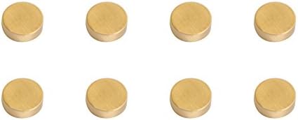 Brass Magnet, Solid Brass Made,Set of 8,Round