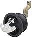 Perko 1092DP1BLK Flush-Mount Marine Round Block Latch