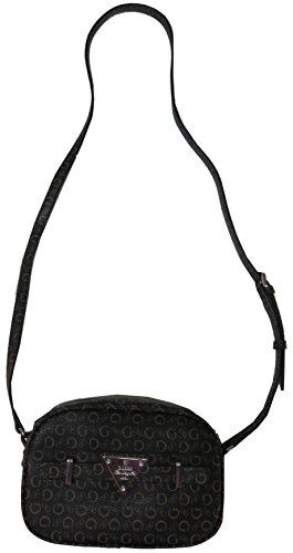Purse Handbag Huron Crossbody Brown/Natural Guess Women's
