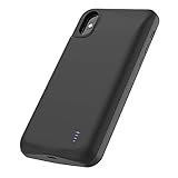 Battery Case for iPhone Xs Max, BStrive 8000mAh Portable Slim Protective Charging Case Fingerprint Resistant Charger Case Extended Battery Backup Cover for iPhone Xs Max (6.5Inch) 