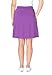 Women's Plus Size Skort In Soft Sport Knit With Custom-Fit Waist Black,L