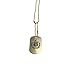 G503 - Omega Psi Phi Gold Double-Sided Dogtag with Chain